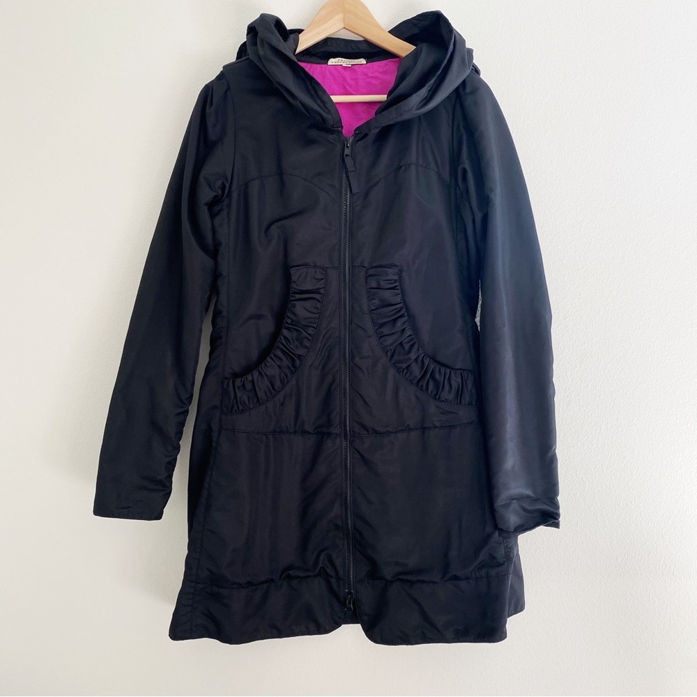 Prairie Underground Long Raincloak in Black